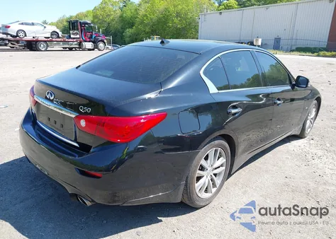 2015 Infiniti Q50 Premium from USA, damaged, VIN JN1BV7AR1FM414439